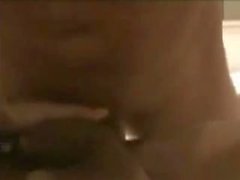 Super cute ladyboy and her bf suck, fuck and cum on each other