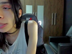 Cute shy trap on cam