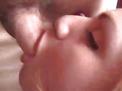 Titty blonde banged in ass and throat