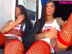 huge cock latina shemale twins