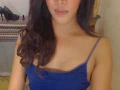 Seductive Shemale Teases and Trembles on Cam