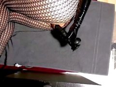 POV fucking my big black dildo