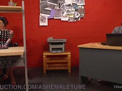 Obnoxious New Coworker Gets Fucked