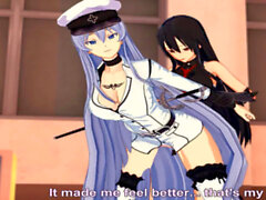 Akame ga futa, akame ga kill futanari, esdeath