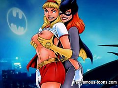 Batman and Superman famous toons sex