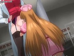 Hot anime shemale gets cock licked