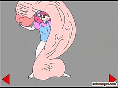 Bigcoock 3D anime shemale tentacles fucked