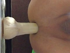 20160327, Two dildos fuck my butthole